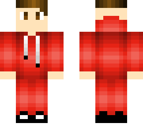 boy with red hoodie