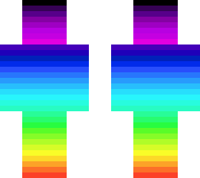 cool rainbow skin