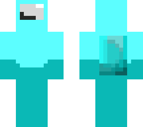 cyan crewmate among us