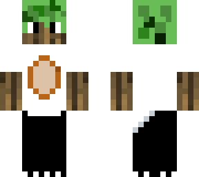egglogpog (leave hair and white shirt)