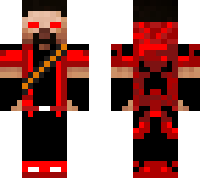 evil red jacket herobrine