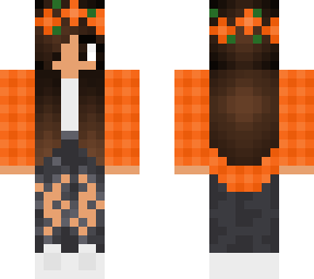 fall flannel girl