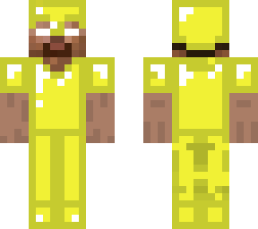 golden armour herobrine