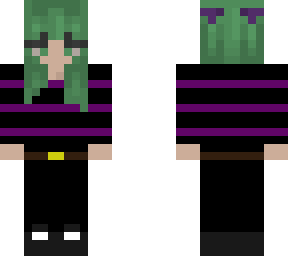 green hair