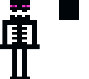 i dunno angry ender skeleton?