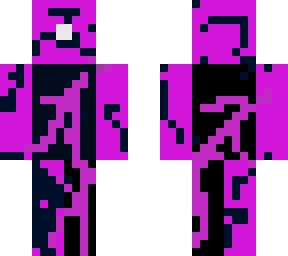 lagged purple and black man
