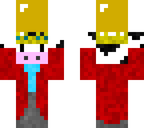 mini cow king with block o' gold