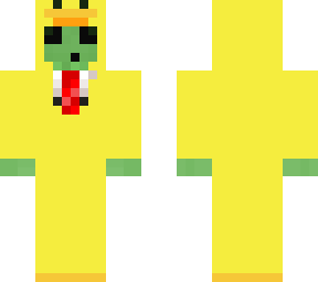 mr slime in duckie costume