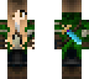my usual skin (but in green) - updated