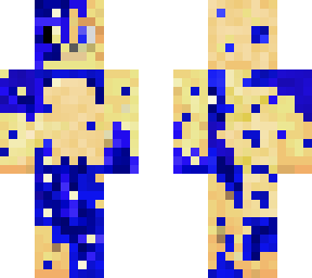 ocelot skin - blue and yellow