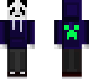 panda in hoodie