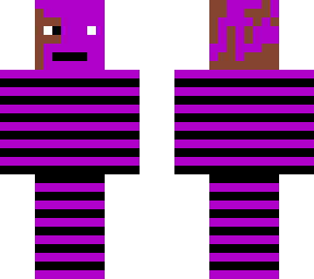 purple & black corrupted skin