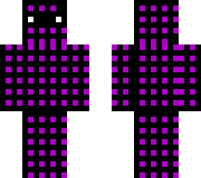 purple & black squared corrupted skin