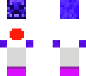 purple creeper in white sweater
