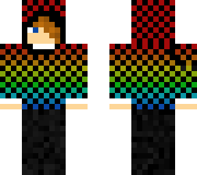 rainbow checker boy