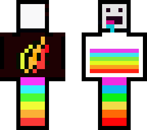 rainbow derp with preston flame