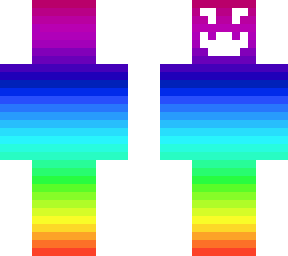 rainbow pumpkin man