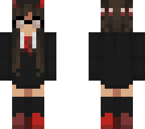 red school girl.