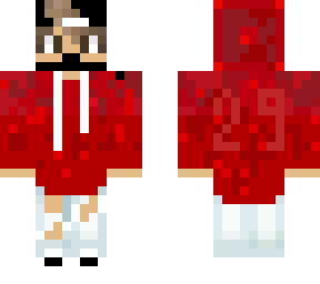 red sweatshirt cool boy