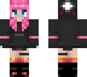 riri with black spirit hoodie