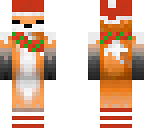 snowy fox skin