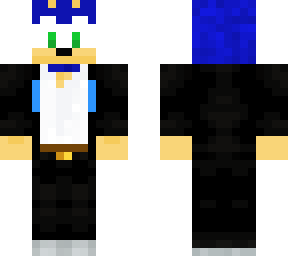sonic but with fundy's jacket