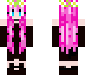 black and pink