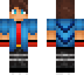 blue and red boy