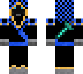 blue checkered
