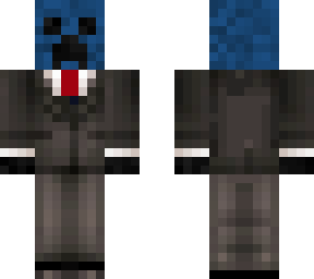blue creeper guy but in a suit