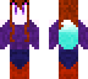 cyan fox tail girl
