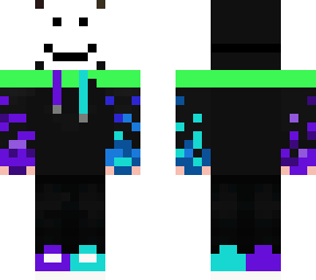 dream in blue,green, and purple hoodie