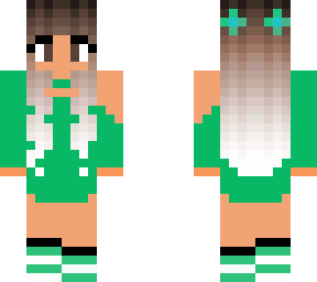 green girl skin