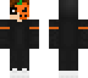 half pumpkin mask boy