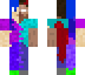 kirbyplayz and herobrine (kirbybrine)