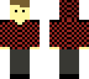 me wearing plaid