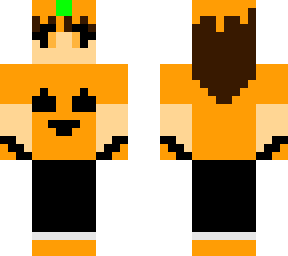 pumpkin headed girl