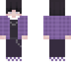 purple aesthetic eboy | Minecraft Skin