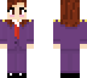 purple suit girl!