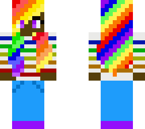 rainbow girl