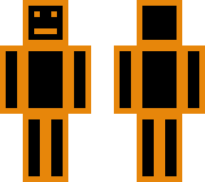 retro orange skin