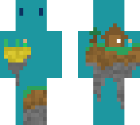 sky block pixle art