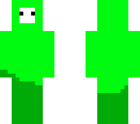 a guy from fall guys. (green)