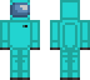 among us cyan
