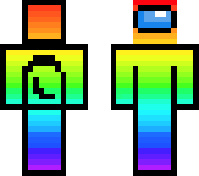 Among Us Rainbow | Minecraft Skin