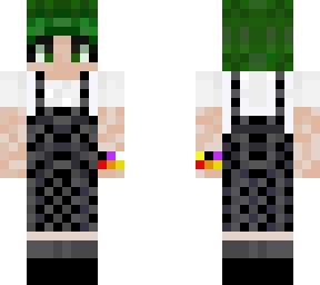 black aesthetic overalls