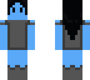 blue alien girl