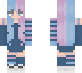 blue and purple