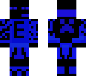 blue gamer enderman