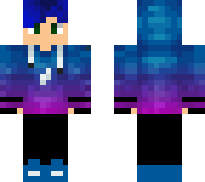 blue hair new skin